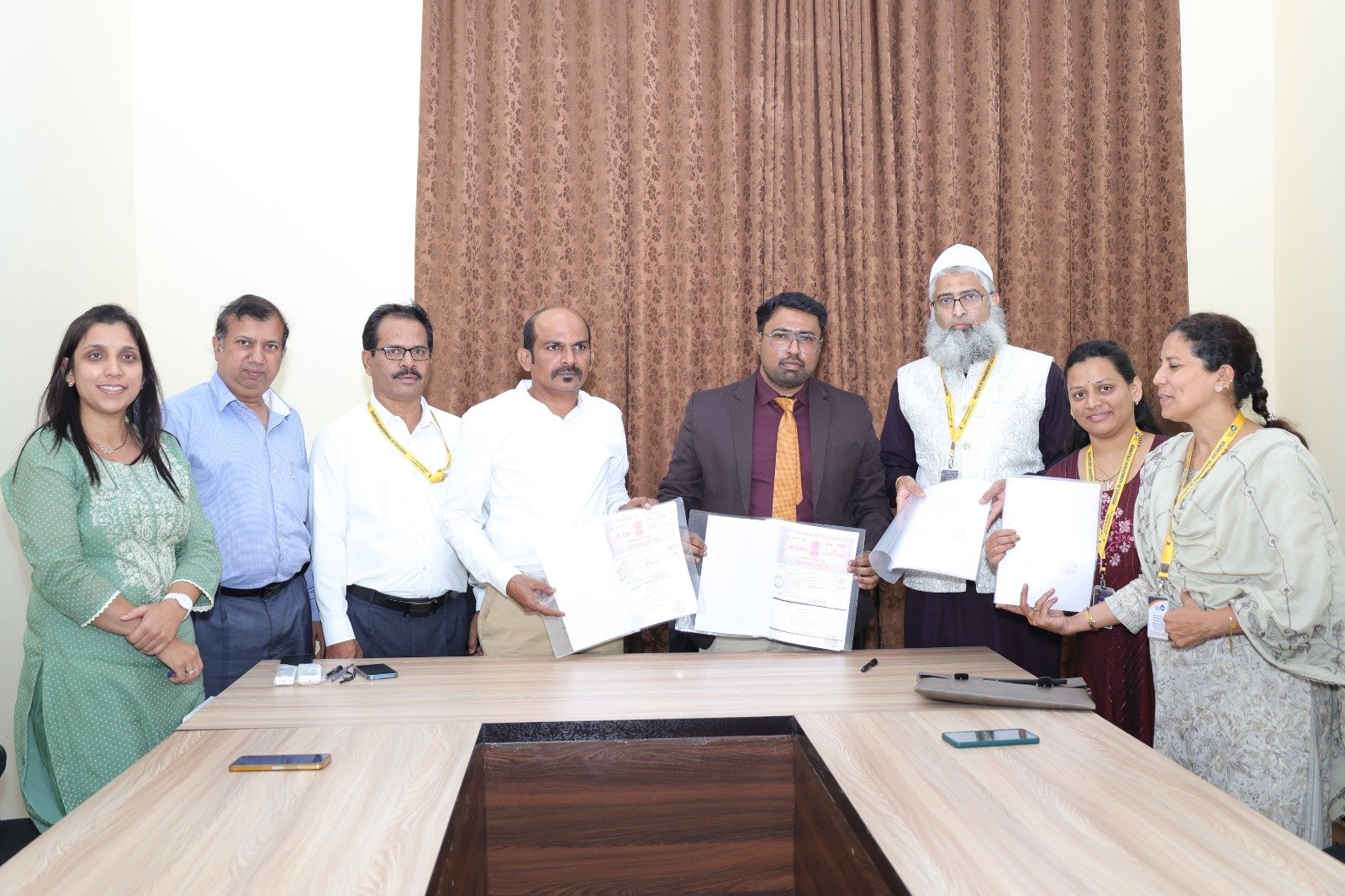 MoU signing ceremony between GVTO and Bharati Vidyapeeth (Deemed to be University), Kolhapur campus