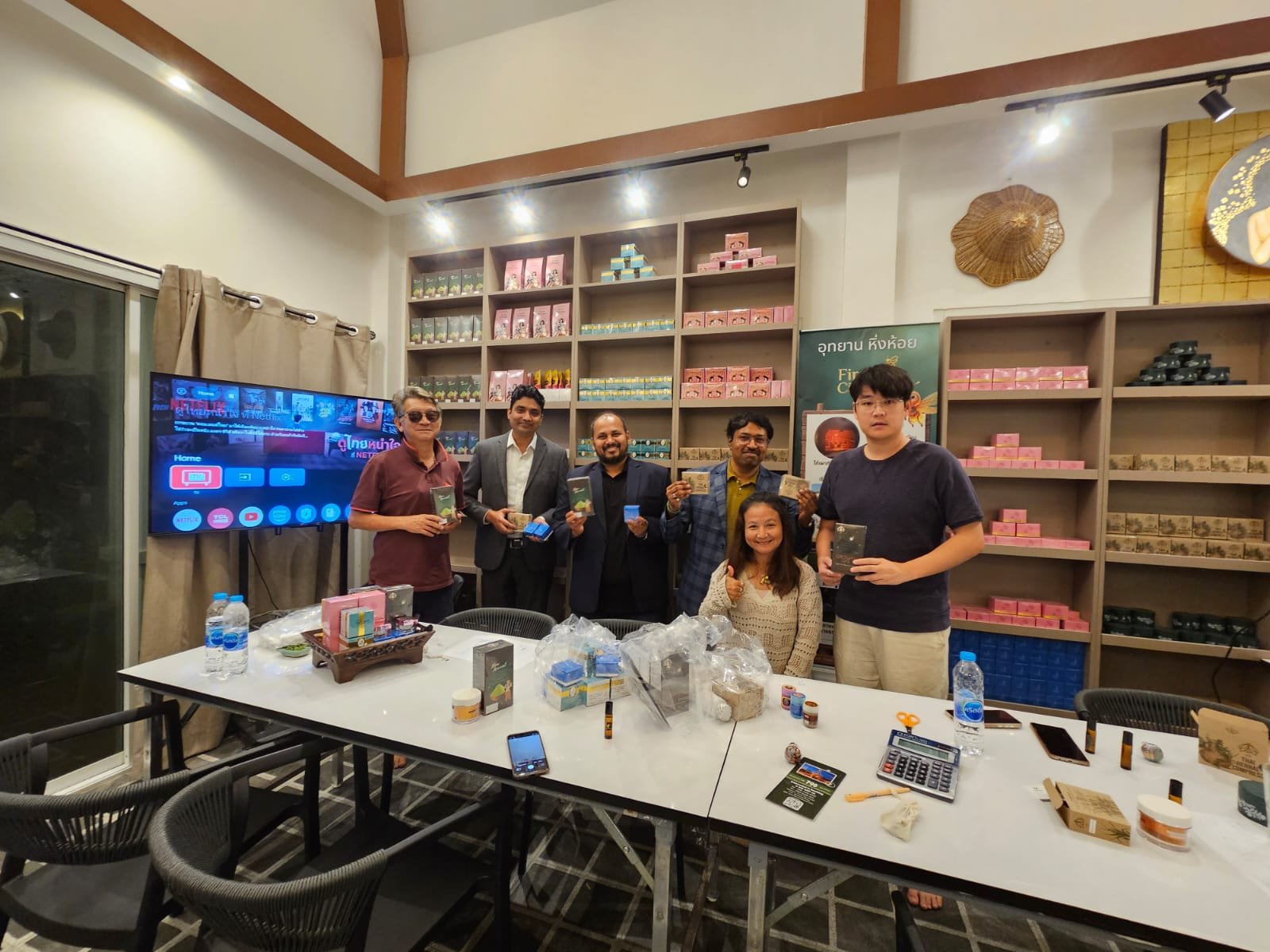 GVTO delegation visiting Firefly City Pattaya healthcare products manufacturer